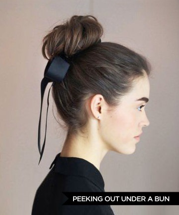 11 Moduri de a purta o panglică în părul tău