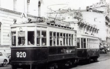 29 decembrie 1911, la Moscova a apărut traseul de tramvai - a