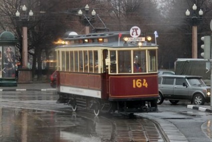 29 decembrie 1911, la Moscova a apărut traseul de tramvai - a