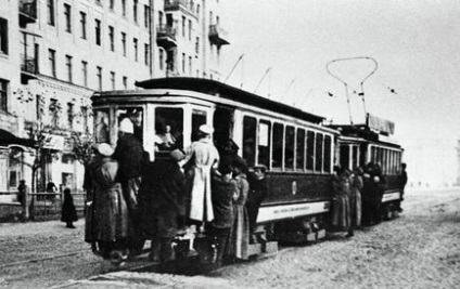 29 decembrie 1911, la Moscova a apărut traseul de tramvai - a