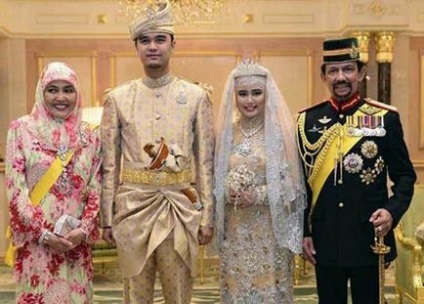 Fiica de 32 de ani a sultanului Brunei sa căsătorit