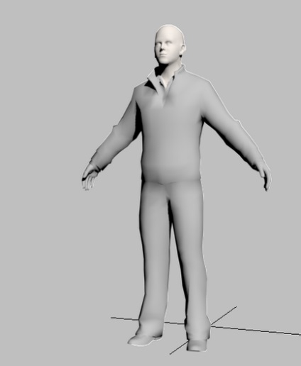 3D модель людини, 3d max моделі