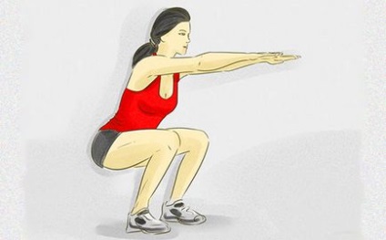 3 Complex de exerciții pentru scăderea în greutate a picioarelor și a coapsei