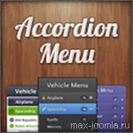 Accordion menu - модуль акордеонного меню для joomla 1