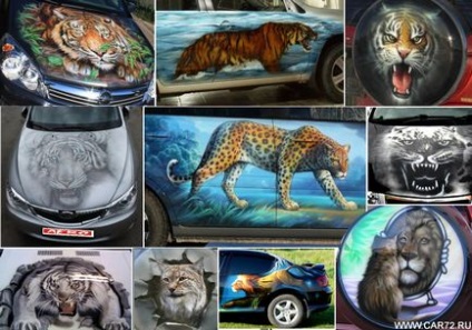 Airbrushing autók Tyumen (72rus) Airbrushing autók Tyumen