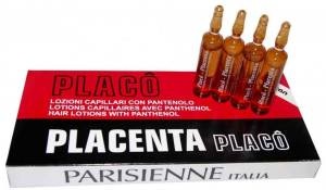 Ампули для волосся placo placente для ламких і слабких волосся з плацентою