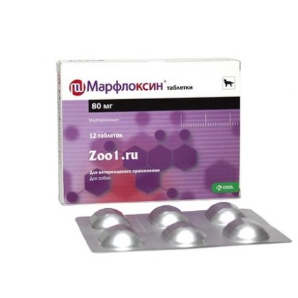 Preparate antibacteriene pentru câini, marfloxin, amoxicilină și ciprovet