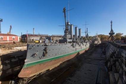 Aurora în Kronstadt