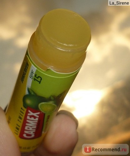 Бальзам для губ carmex ultra moisturising lip balm spf 15 - lime twist - «бальзам для губ carmex