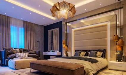Pad a hálószobában - 55 kép az új termékek a modern hálószoba (kép a legjobb ötletek) Pad a hálószobában - 55 kép új termékek a modern hálószoba