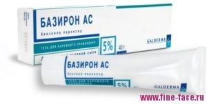 Базирон ас від прищів ціна, застосування, відгуки