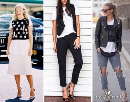 Біла футболка - річ must-have для літнього сезону 2015 група мода і стиль