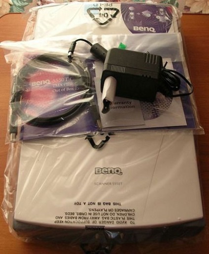 Benq scanner 5550t