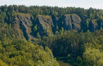 Pietrele Berdsky - un monument natural din regiunea Novosibirsk