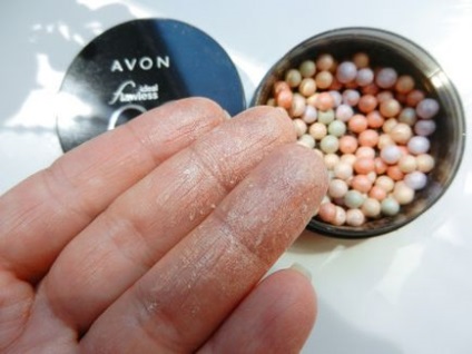 Blog de mursika bun) Avon pulbere-bile cu efect de corecție corrector culoare perle de corector