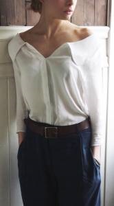 Блузка з відкритими плечима