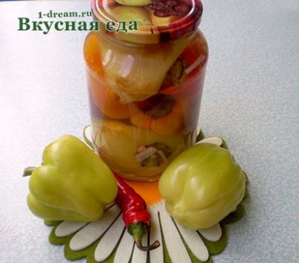 Болгарський перець на зиму - рецепт маринованого болгарського перцю на зиму - смачна їжа