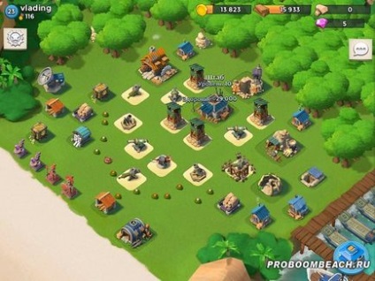 Boom beach розстановка бази 10 рівень штаб 10