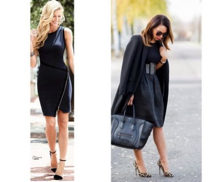 Чорна сукня для офісу - з чим носити