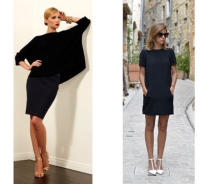 Rochie neagra pentru birou - cu ce sa poarte