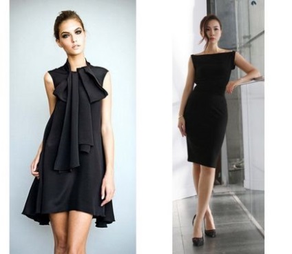 Rochie neagra pentru birou - cu ce sa poarte