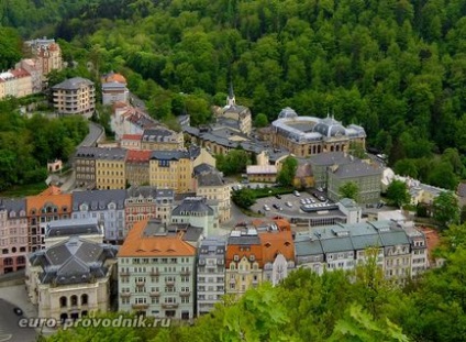 Ce să vedeți la Karlovy Vary pe terasele pitorești din pădure