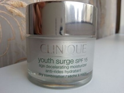 Clinique youth surge spf 15 age decelerating moisturizer anti-rides hydratant