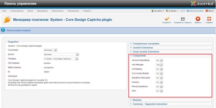 Core captcha de design - prezentare generală și configurare