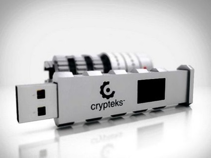 Crypteks usb conceptul cheie al unității flash original cu blocare combinație