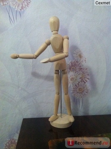 Дерев'яна фігурка людини (манекен) ikea гестальта - «мила іграшка