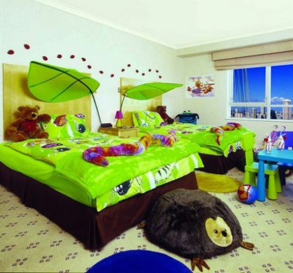 Design de camere pentru copii (design) Proiectarea unei camere pentru copii