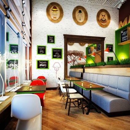 Design eco cafenea pe bază de turn-key - vom crea un proiect de design de cafenea în stil eco la comanda, inspiragroup