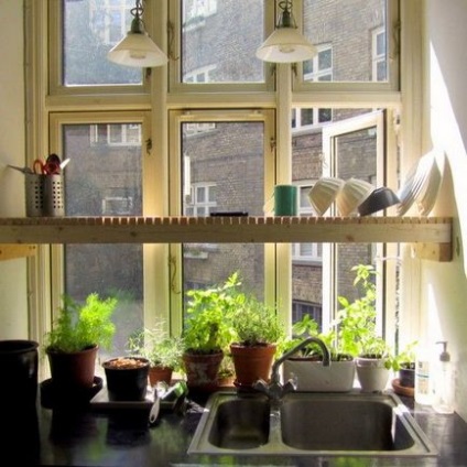 Дизайн кухонного вікна