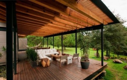 veranda tervezés (55 fotó) terasz nyaraló hozzáférés, szép belső és a design,