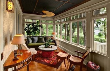 Proiectarea verandei (55 de fotografii) terasa unei case de tara cu o iesire, un interior si o decoratie frumoasa,