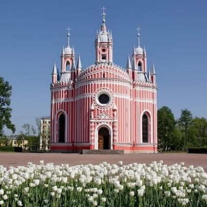 Látnivalók és emlékek Chesma Church Szentpéterváron