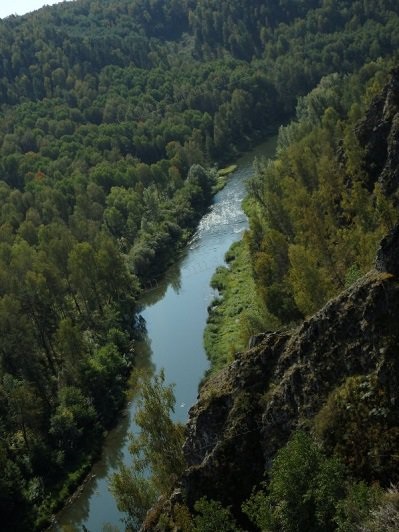 Calea ecologică a mustului Sf. Ioan, roci Berdski - se odihnește pe Altai, altai de munte, în regiunea Novosibirsk