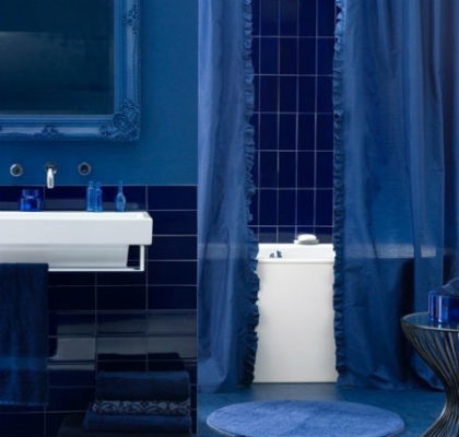 Фото блакитних і синіх ванних кімнат, поєднання кольорів, поради