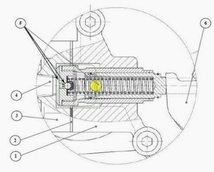 Gázelosztó mechanizmus (időzítés) ZMZ-51.432