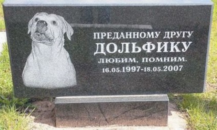 Amennyiben az állat temetőben Mogilev