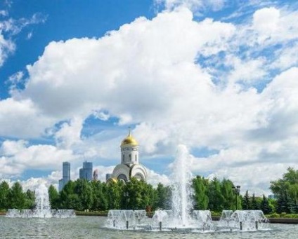 St. George templomban a Poklonnaya Hill