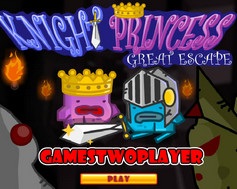 Prințesa de scăpare a jocului și prințesa 3 - joacă online gratuit pentru doi