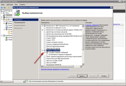 Instrucțiuni pentru configurarea coadă de mesaje msmq