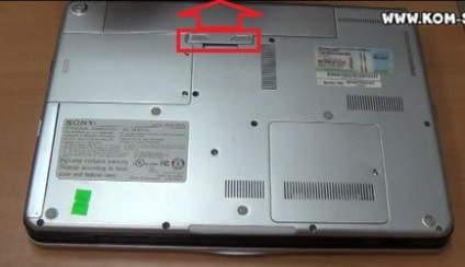 Instrucțiuni pentru înlocuirea memoriei și a hard disk-ului laptopului sony vaio pcg-3e2 vgn-cs215j