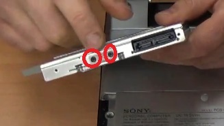 Cseréjére vonatkozó utasításokat a memória és a merevlemez laptop Sony Vaio PCG-3E2 VGN-cs215j (kemény) Cseréjére vonatkozó utasításokat a memória és a merevlemez laptop Sony Vaio PCG-3E2 VGN-cs215j