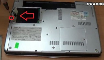 Instrucțiuni pentru înlocuirea memoriei și a hard disk-ului laptopului sony vaio pcg-3e2 vgn-cs215j