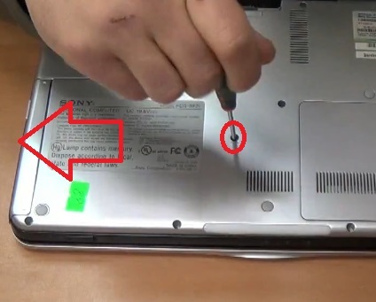 Інструкція по заміні пам'яті і жорсткого диска ноутбука sony vaio pcg-3e2 vgn-cs215j