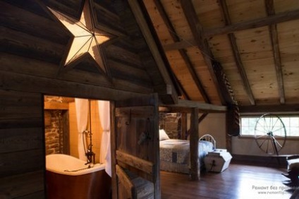 Interior și design de case în stilul unei cabane elegant arta decoratiuni din lemn