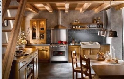 Інтер'єр кухні в стилі кантрі фото, рекомендації