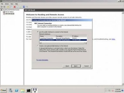 Utilizarea serverului Windows ca un router NAT - windows 2008, windows 7 - software